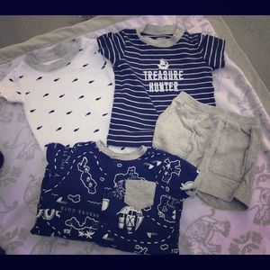 Pirate Treasure Carter’s summer outfits 6m Boy